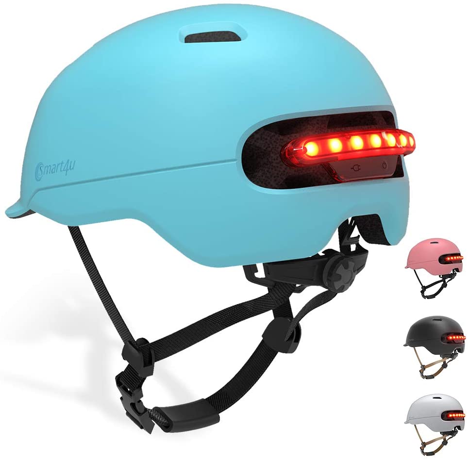 SMART4U - Smart Bike Helmet with LED Rear Light