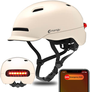 SMART4U - Smart Bike Helmet with LED Rear Light