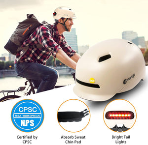 SMART4U - Smart Bike Helmet with LED Rear Light