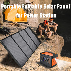 TWELSEAVAN Portable Solar Panel for Power Station