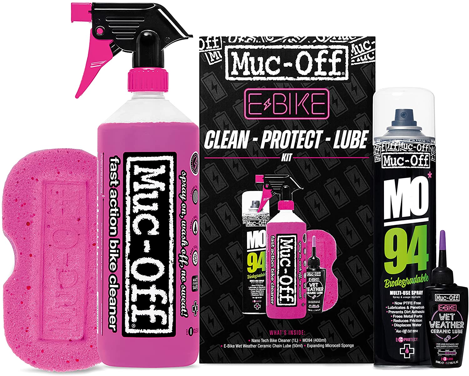 MUC-OFF E-BIKE CLEANING KIT – ElectricVoyages