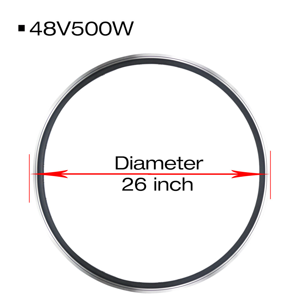 UPP- 48V500w 26 inch WHEEL HUB MOTOR