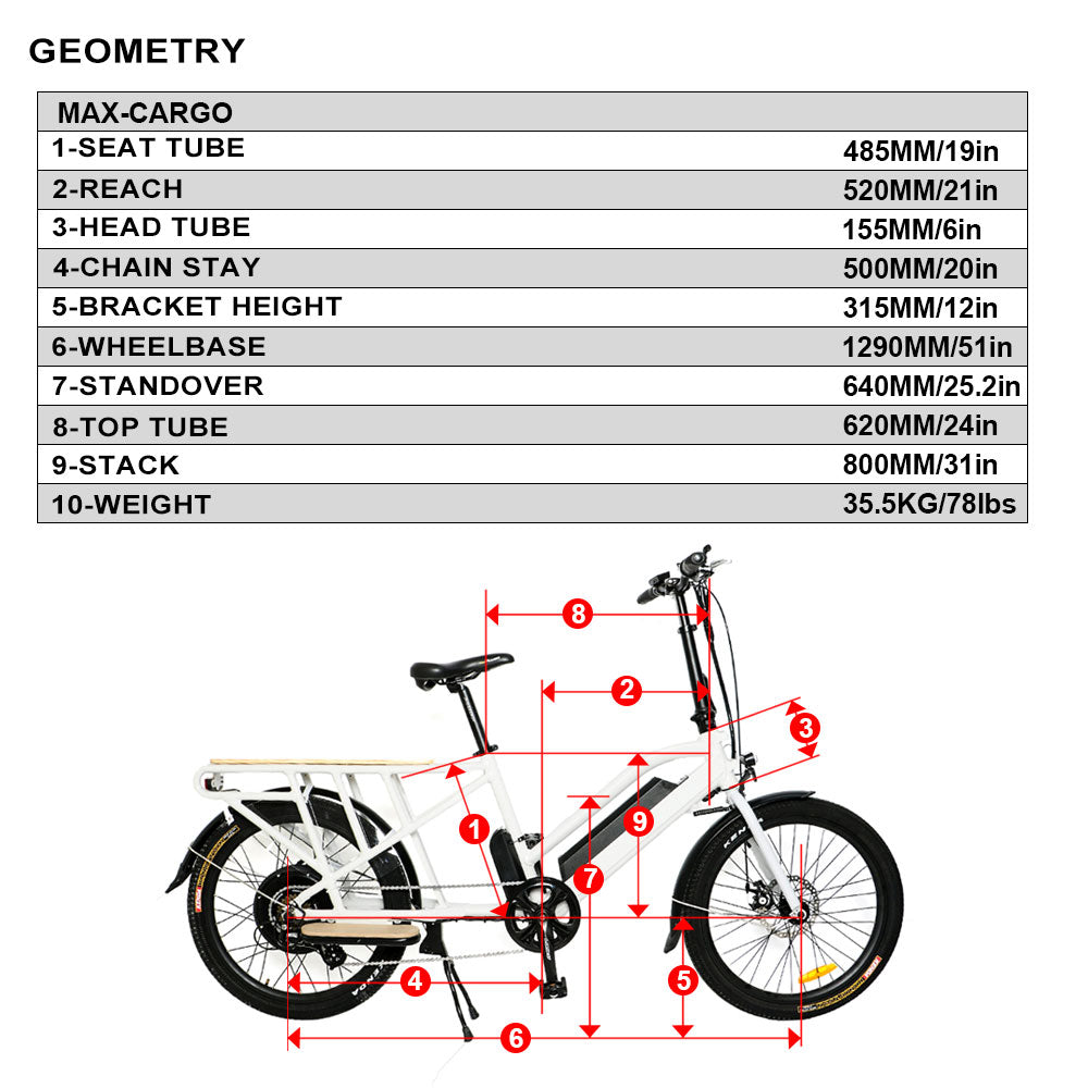 EUNORAU MAX CARGO - 750W / 48V