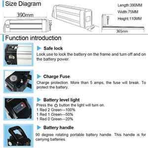 BATTERY -Silverfish 36V / 18Ah