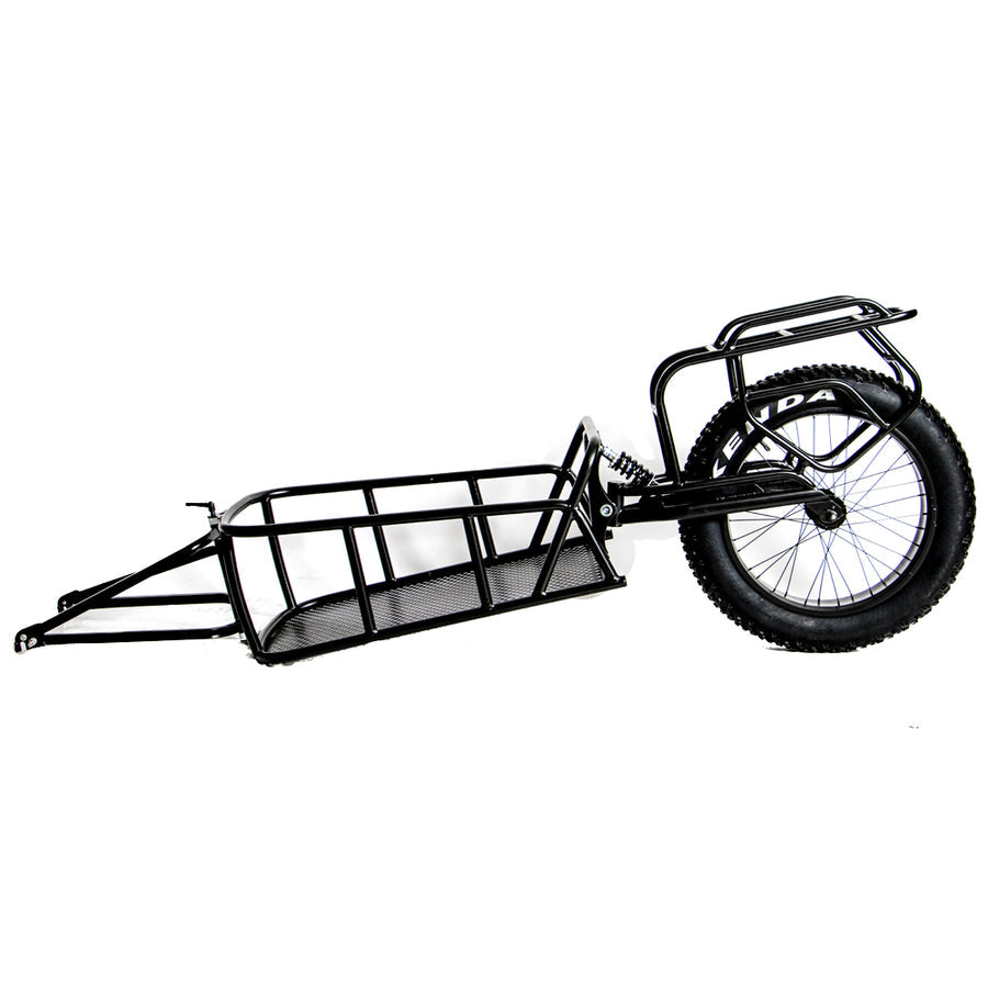 EUNORAU Single Wheel Cargo Bike Trailer For Hunting - ( Mid-Drives Only)