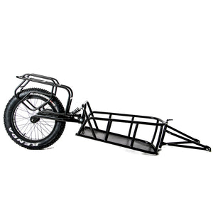 EUNORAU Single Wheel Cargo Bike Trailer For Hunting - ( Mid-Drives Only)