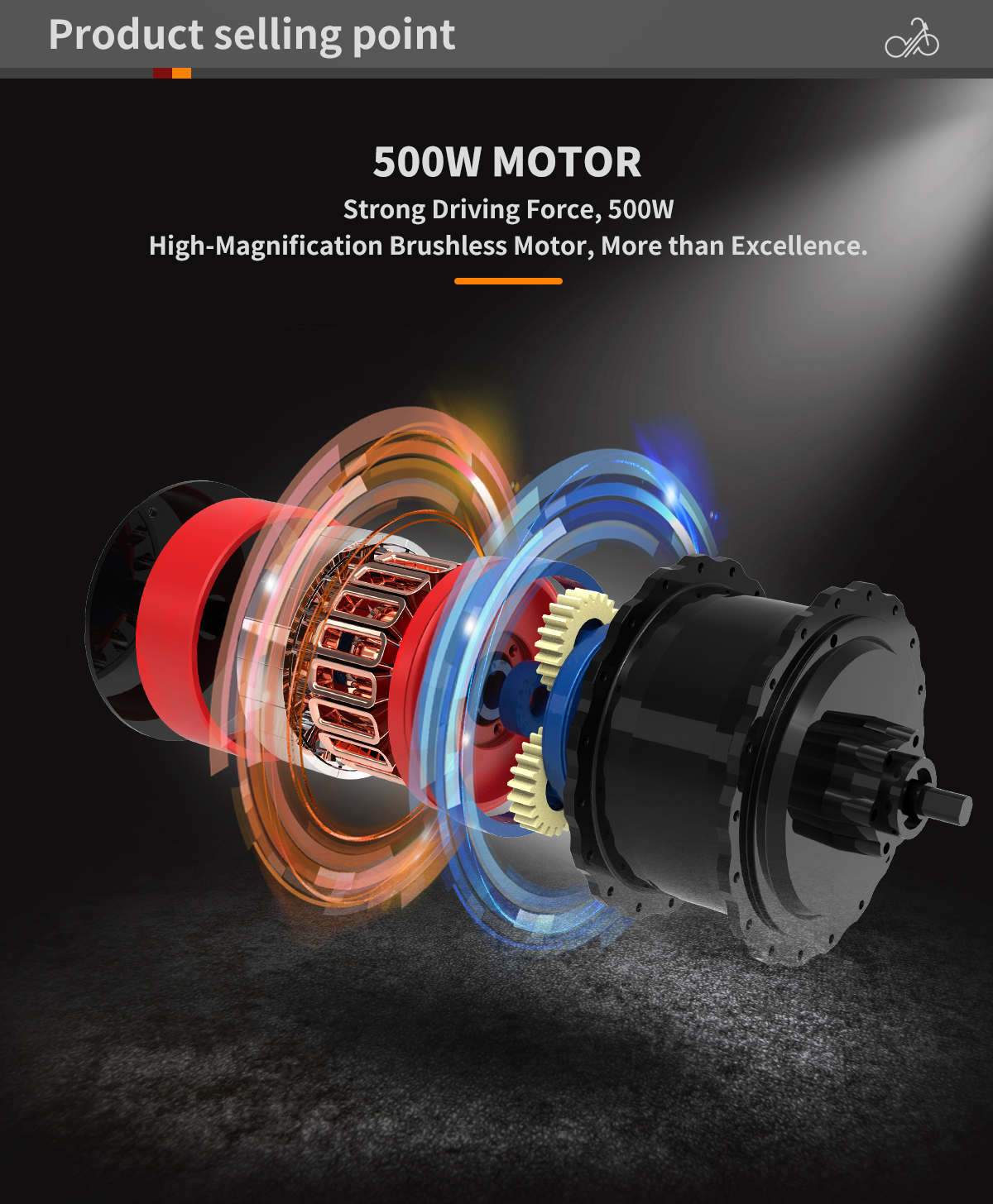 AOSTIRMOTOR A20 - 500W / 36V