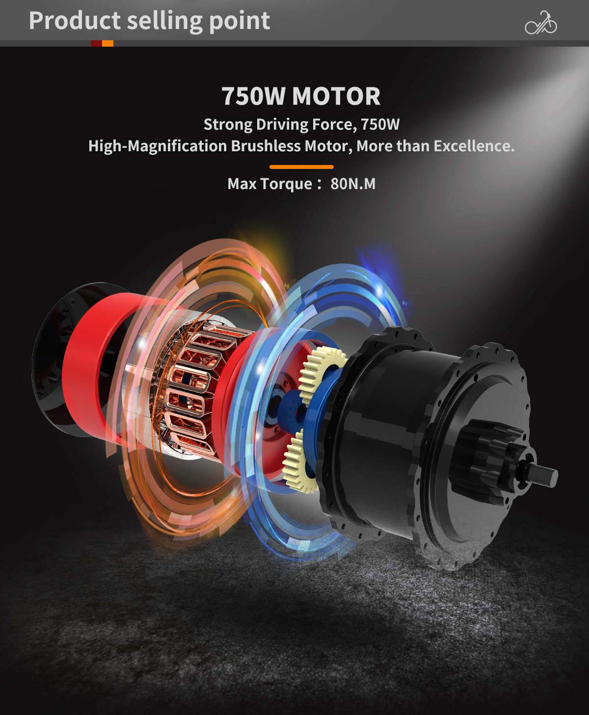 AOSTIRMOTOR S07-B - 750W / 48V